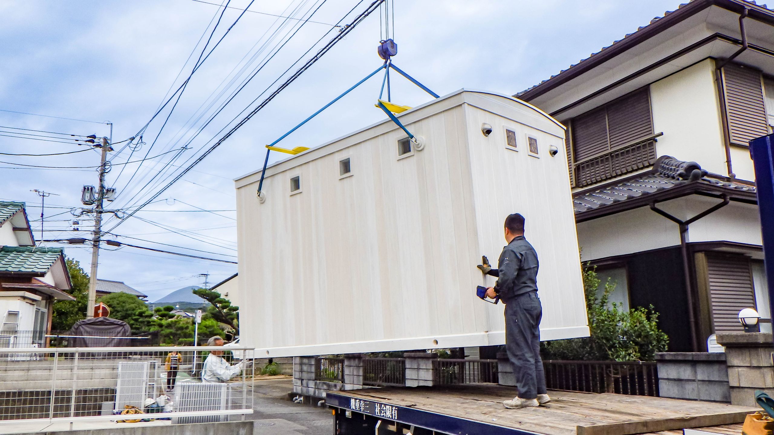 現地での設置作業２